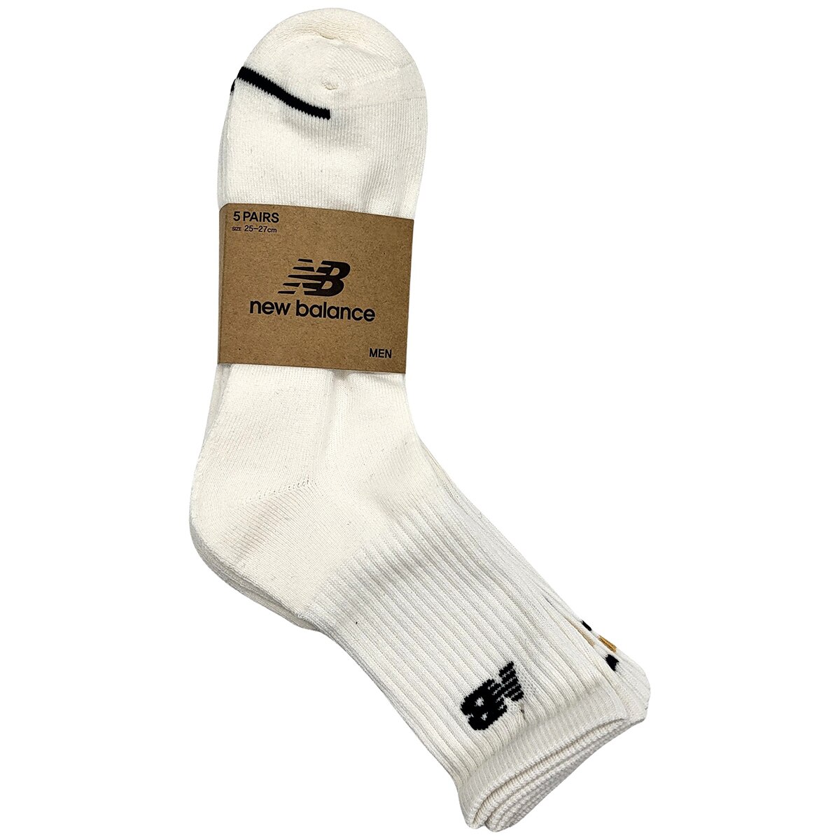 뉴발란스 성인 중목양말 5족 - 6LIV(라지 아이보리) 뉴발란스 성인 중목양말 5족 - 6LIV(라지 아이보리)