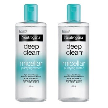 뉴트로지나 딥클린 미셀라 퓨리파잉 워터 400ml x 2 뉴트로지나 딥클린 미셀라 퓨리파잉 워터 400ml x 2