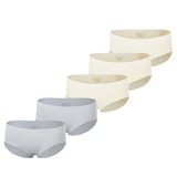 스킨온 여성 제로프리 팬티 5매 - 오트밀/씨솔트