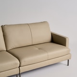 다우닝 코지 전체천연가죽 소파 3.5인