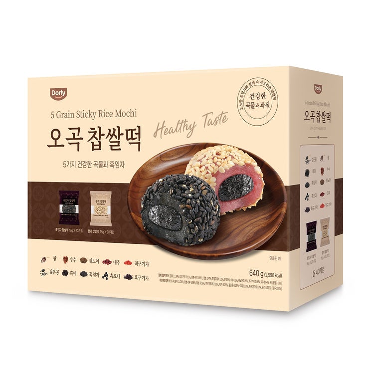 Dorly 오곡찹쌀떡640g Dorly 오곡찹쌀떡640g