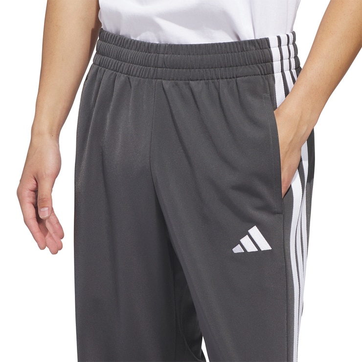아디다스 남성 3S 트리코트 바지 - 그레이