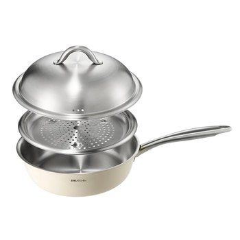 에델코첸 통 3중 멀티 웍팬24cm (찜판 포함)