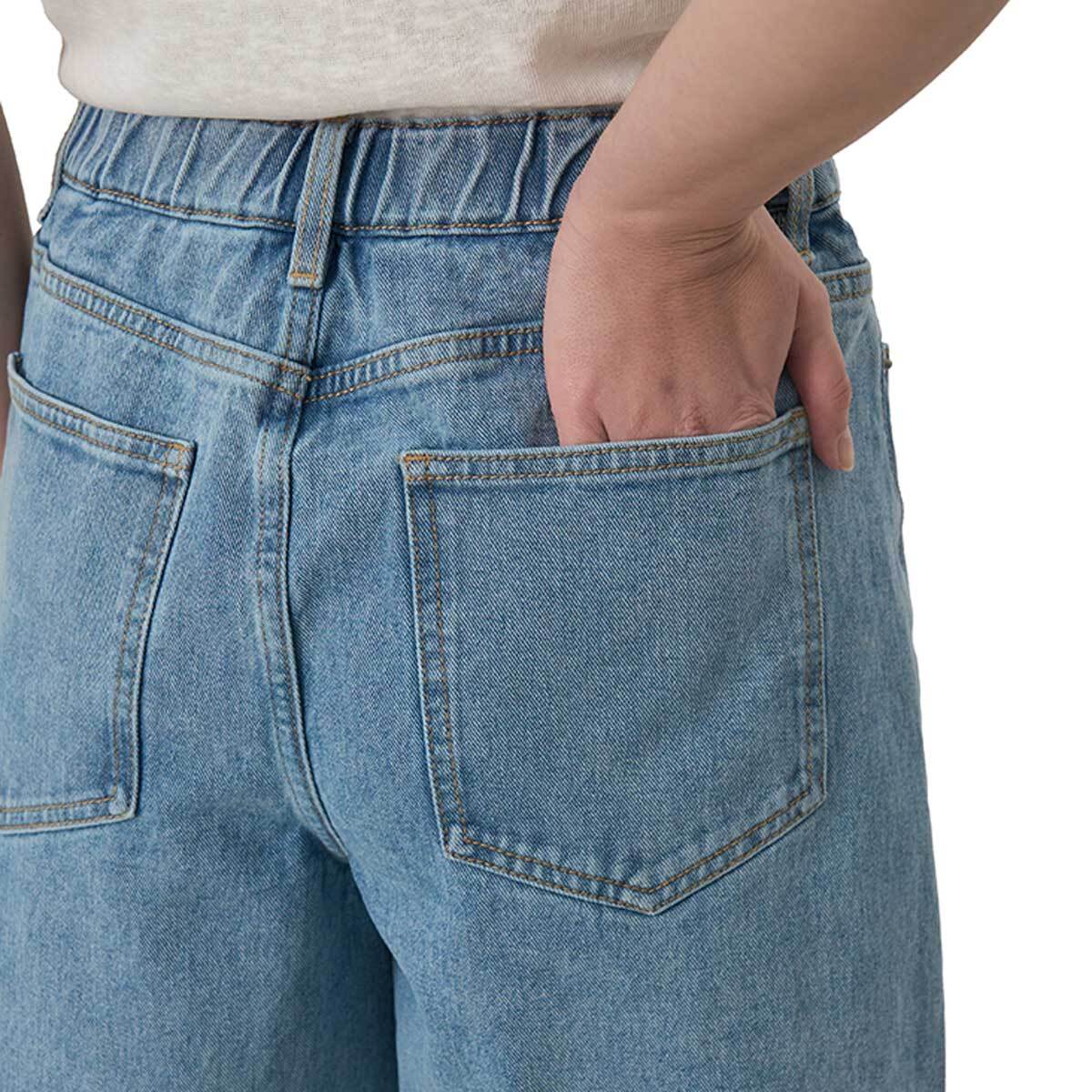 비지트 인 뉴욕 여성 데님 반바지