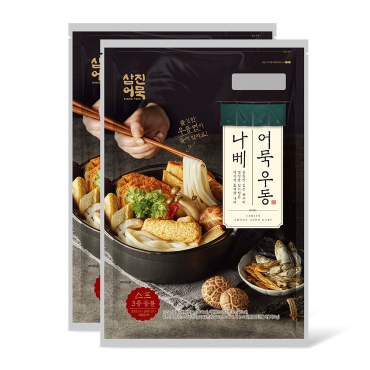 Samjin Fish Cake Udon Nabe 2,104g (1,052g x 2) 656427