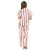 키스 해링 여성 코튼 파자마 세트 - 아이보리, M