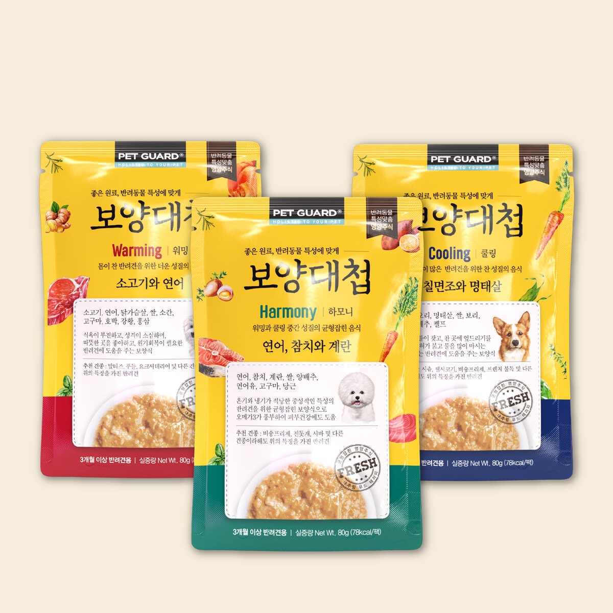보양대첩 영양주식 80g x 30ea (워밍/쿨링/하모니)