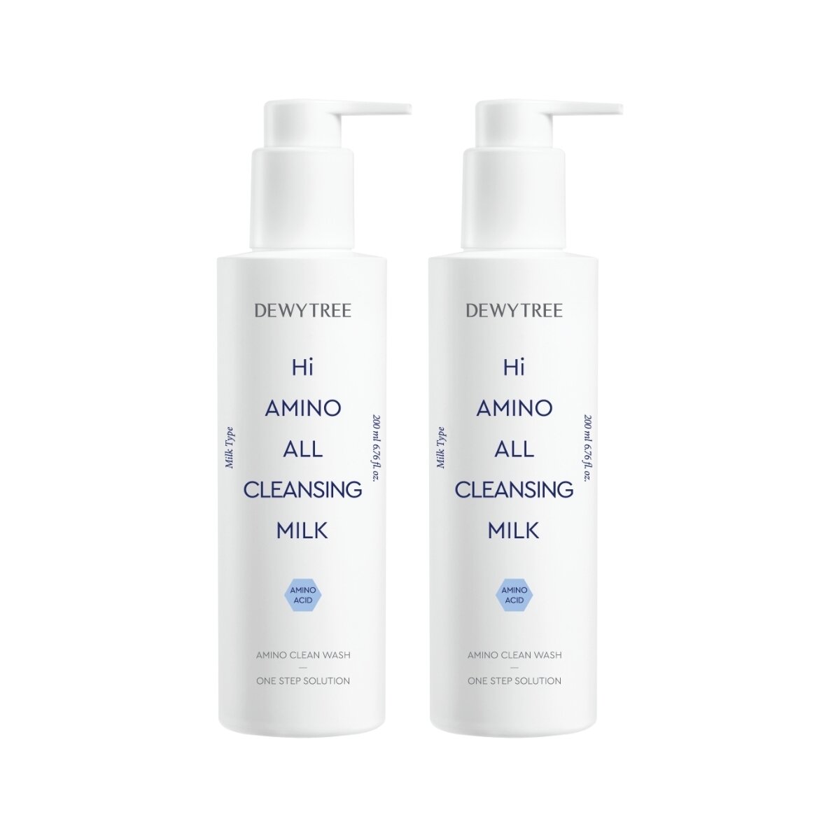 듀이트리 하이 아미노 올 클렌징 밀크 200ml x 2