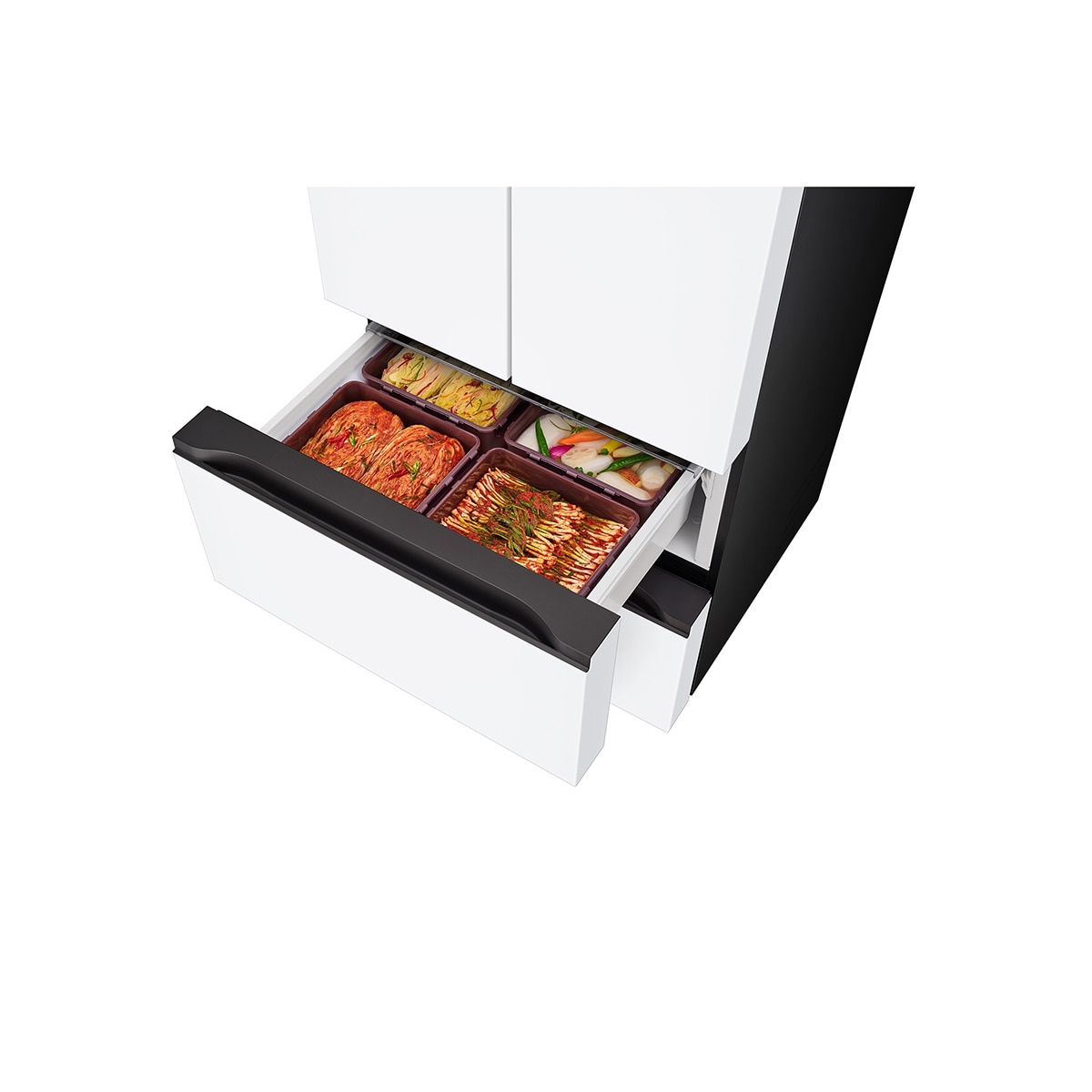 엘지 디오스 AI 오브제컬렉션 김치톡톡 491L -메탈 에센스화이트