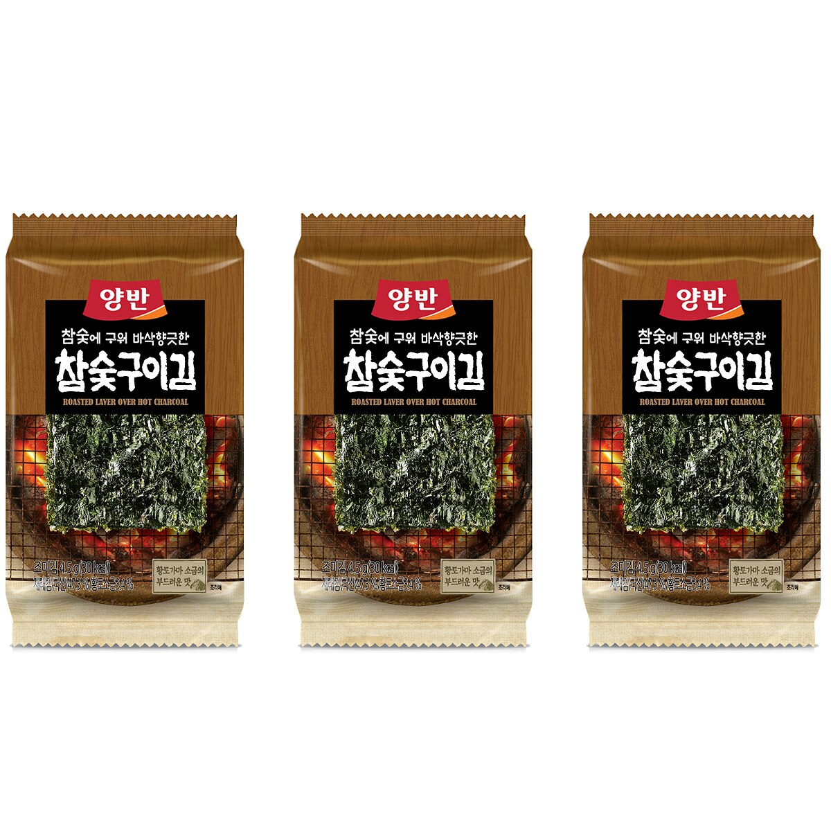 양반 참숯구이김 4.5g x 48봉