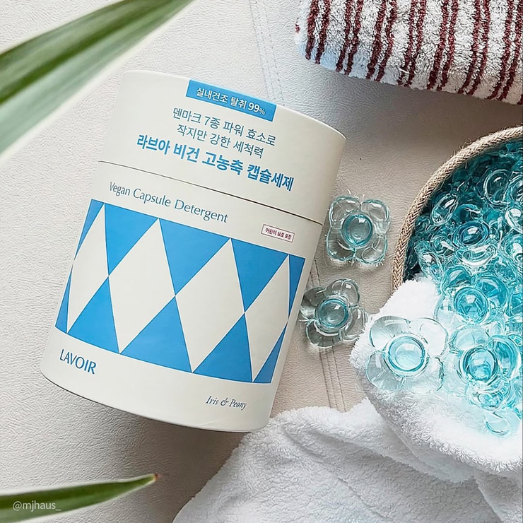 라브아실내건조캡슐세제 아이리스&피오니 60개