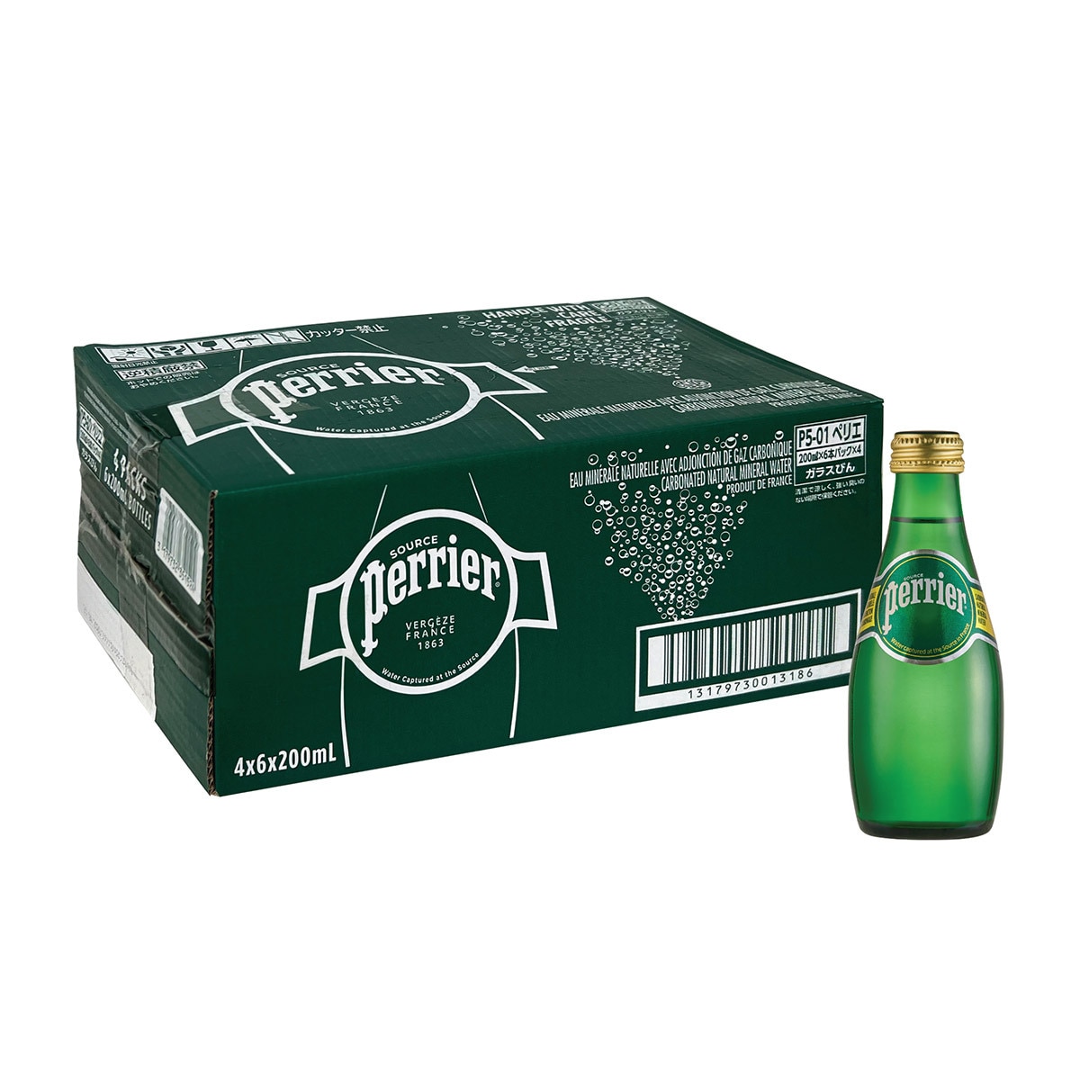 페리에 탄산수 레몬/라임/플레인 200ml x 24병