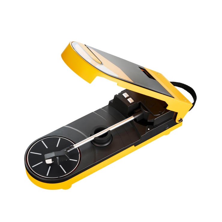 오디오테크니카 휴대용 턴테이블 AT-SB727 - 옐로우