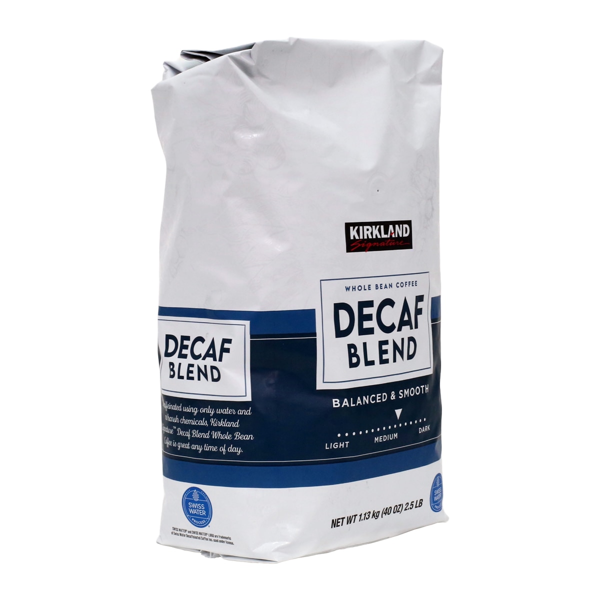 커클랜드 시그니춰 디카페인 블렌드 원두커피 1.13 kg