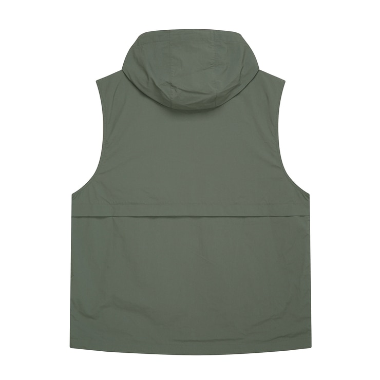 컬럼비아 남성 후드 베스트 - 카키, M