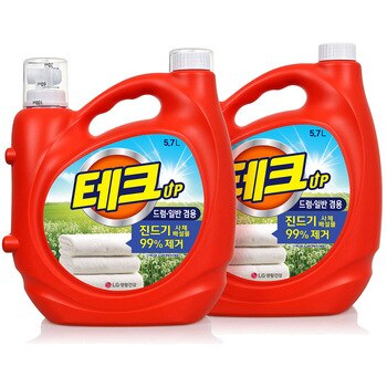 테크 액체세제 진드기 제거용 5.7L x 2 테크 액체세제 진드기 제거용 5.7L x 2