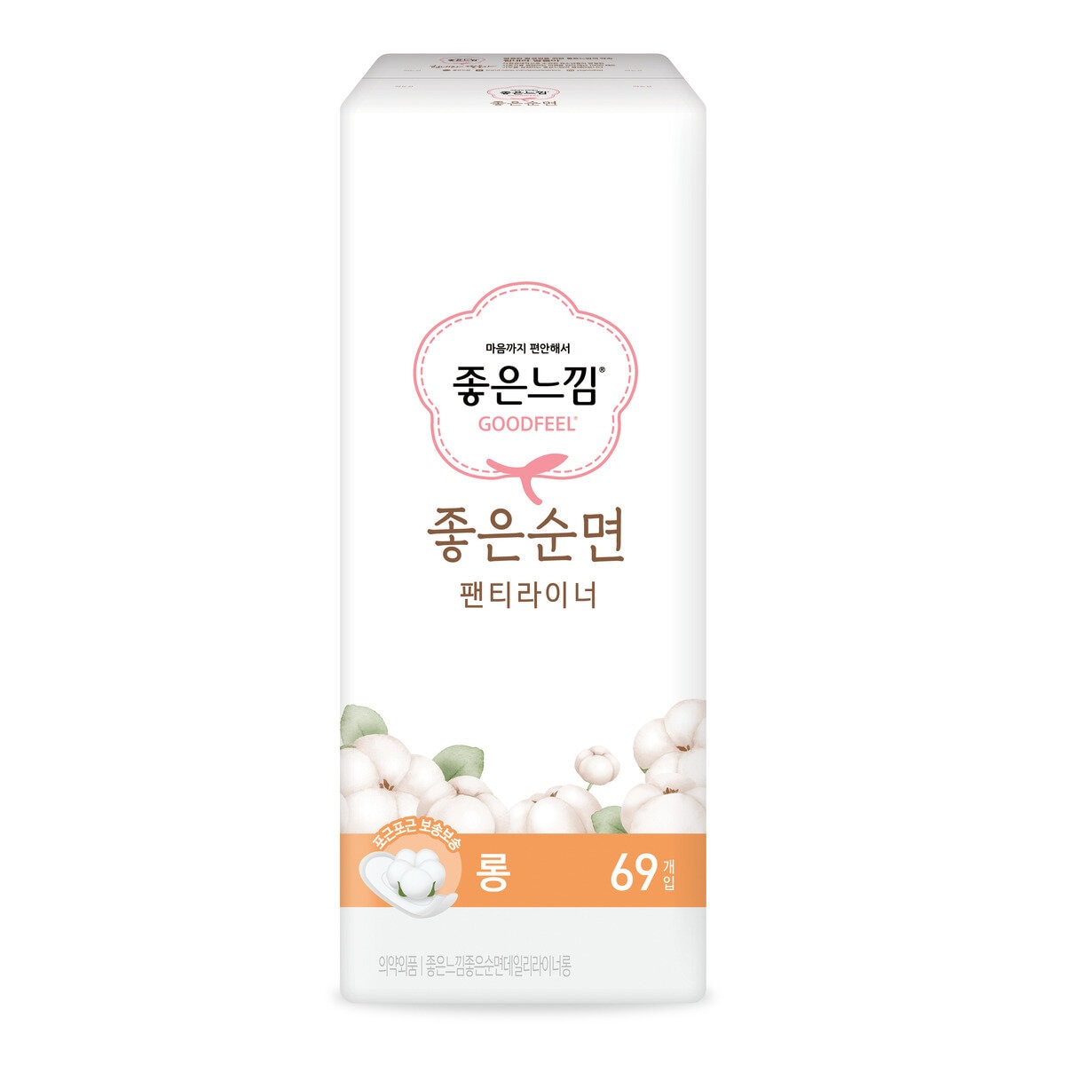 좋은느낌 좋은 순면 라이너  69개 x 4팩 - 롱