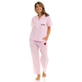 키스 해링 여성 코튼 파자마 세트 - 핑크, M