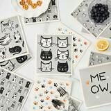 Recyco 스웨덴 행주 12장 - 고양이