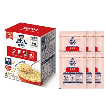 퀘이커오트밀 오리지널 30g x 6 x 5 퀘이커오트밀 오리지널 30g x 6 x 5