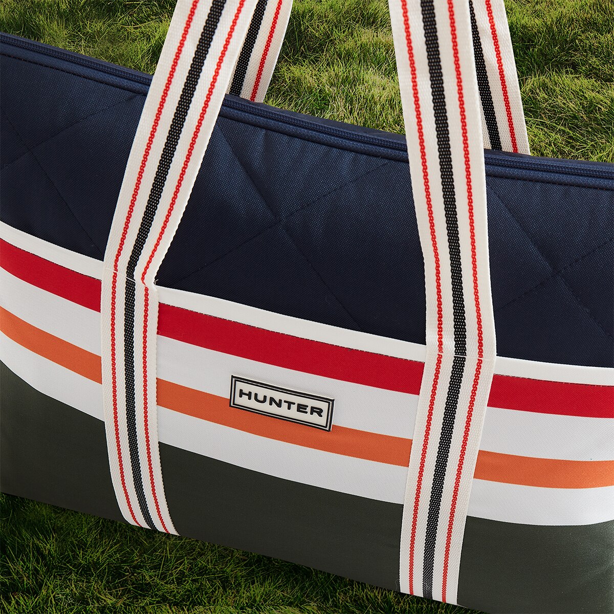 HUNTER 야외용 접이식 담요 겸 매트 152x183cm - 카키