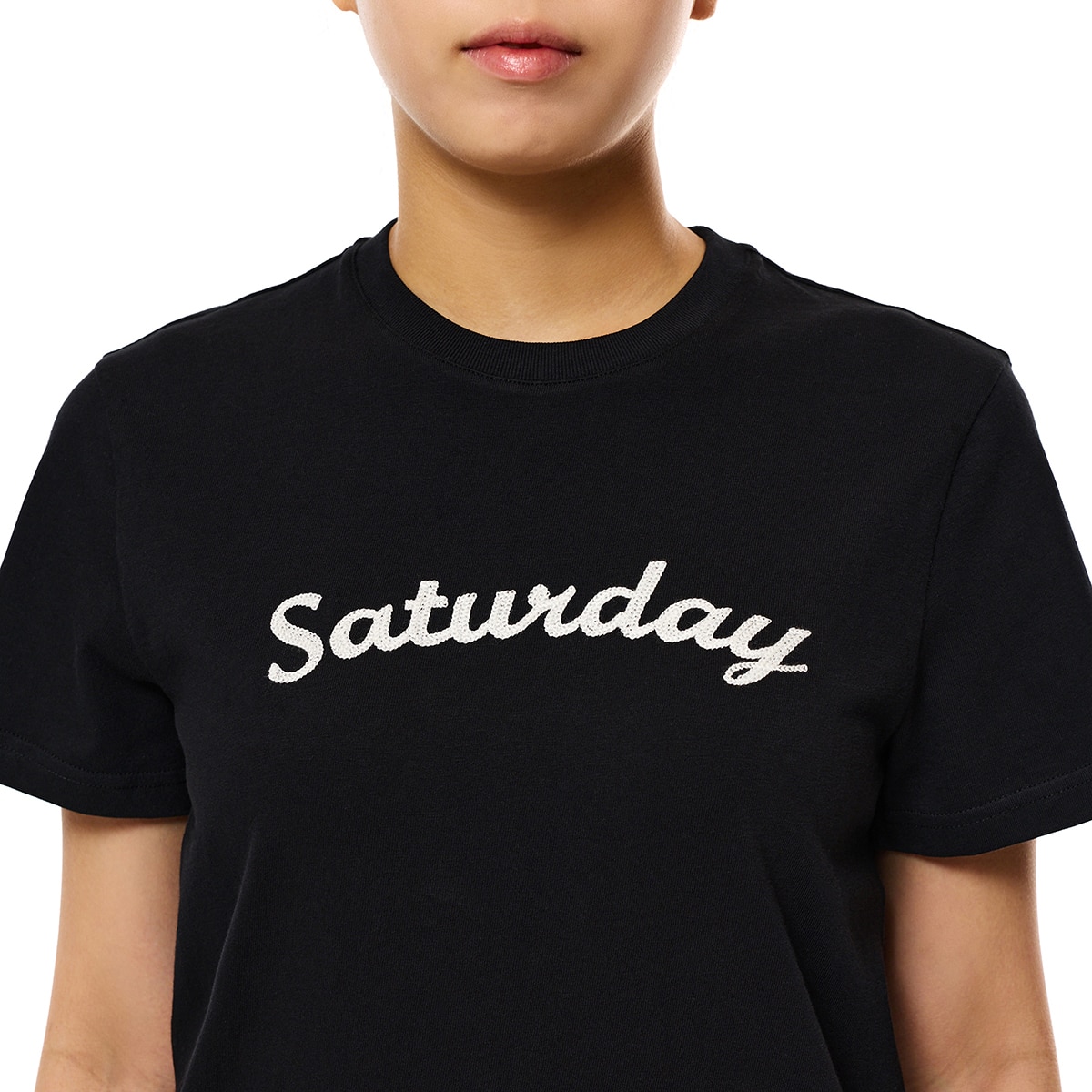 쥬시꾸뛰르 여성 반소매 티셔츠 - 블랙 쥬시꾸뛰르 여성 반소매 티셔츠 - 블랙