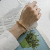 오루노 18K 골드 팔찌