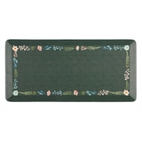 Town & Country 컴포트 겔 주방 매트 50x106cm - 그린 (플로럴)