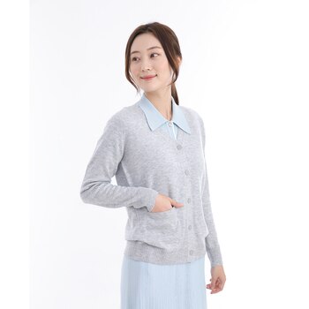 베네뜨 브이넥 포켓 가디건