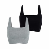 푸마 스포츠 심리스 브라 2매입 - M(95) 푸마 스포츠 심리스 브라 2매입 - M(95)