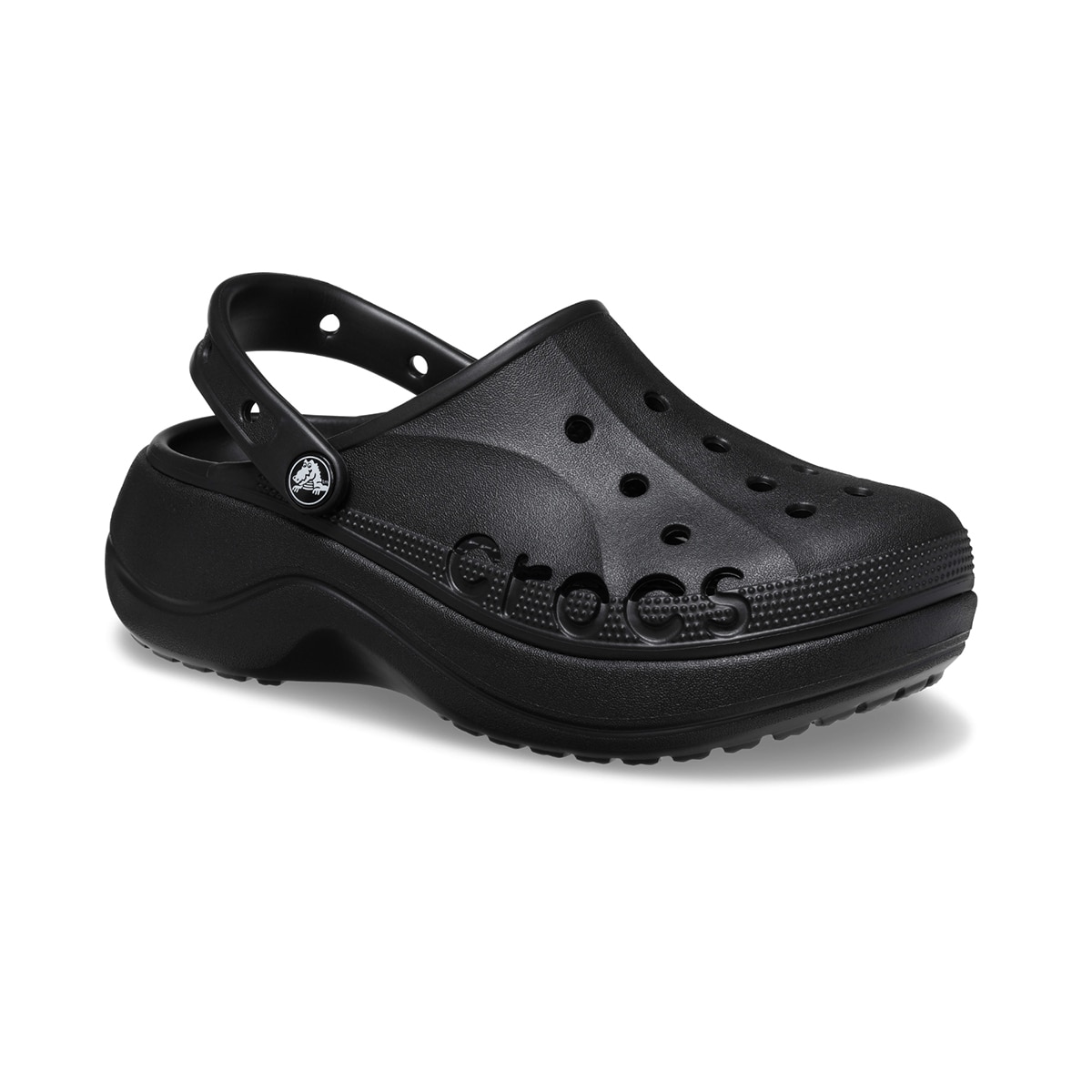 크록스 바야 플랫폼 클로그 - 블랙 크록스 바야 플랫폼 클로그 - 블랙