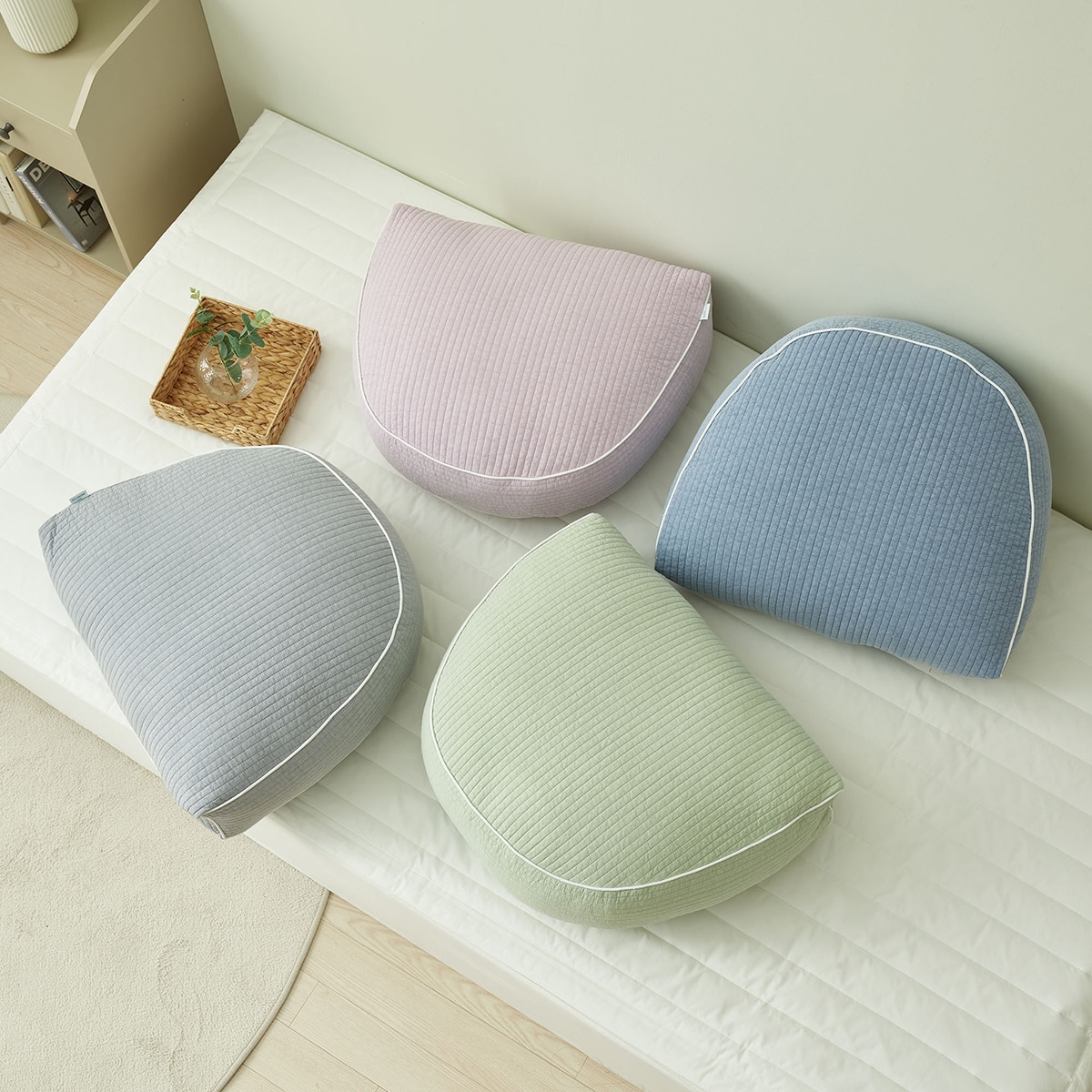 루마인 홈 피그먼트 순면 반달 쿠션 루마인 홈 피그먼트 순면 반달 쿠션