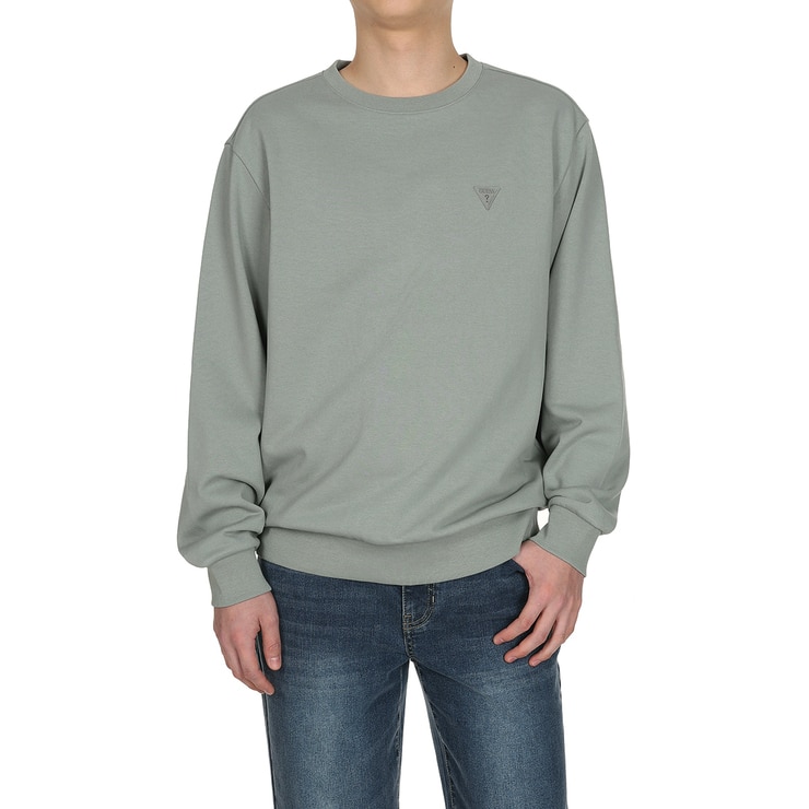 게스 남성 긴소매 크루넥