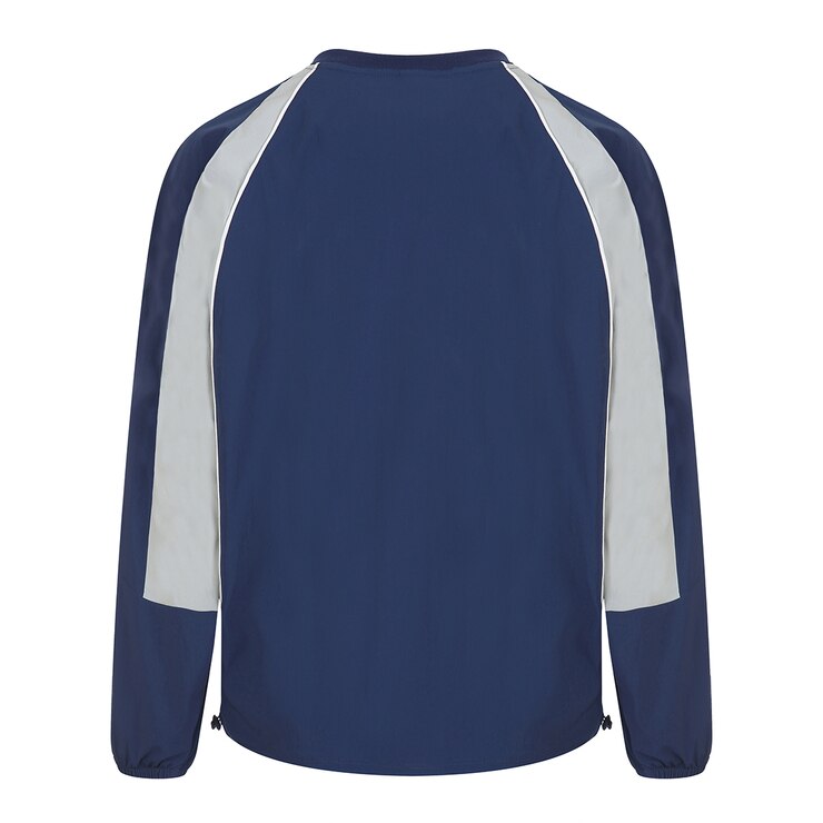 푸마 남성 긴소매 액티브 우븐 크루 - 블루