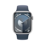 Apple Watch S9 45mm GPS SLV/SB 스포츠 밴드 - S/M