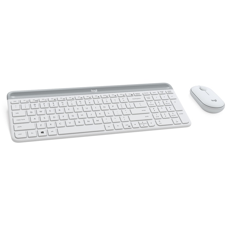 Logitech 무선 슬림 키보드 마우스 세트 - 퓨어 화이트 Logitech 무선 슬림 키보드 마우스 세트 - 퓨어 화이트