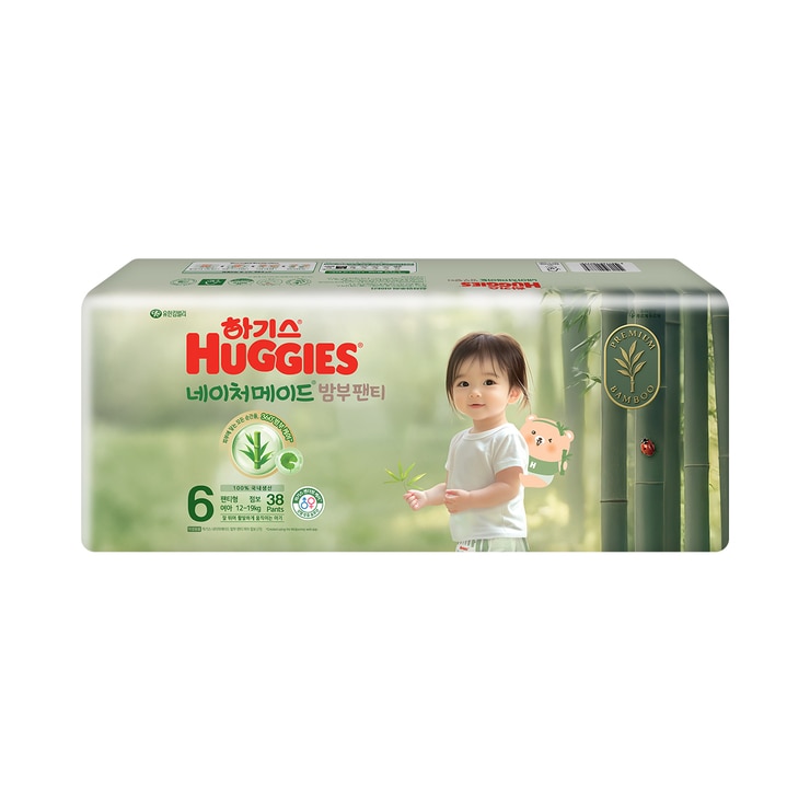 하기스 네이처메이드 밤부 팬티형 6단계 38 x 2