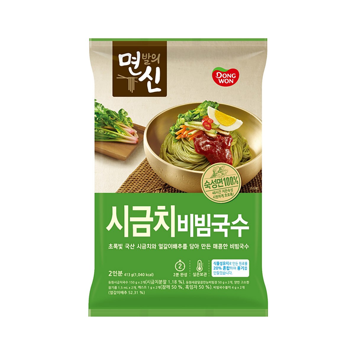 동원 면발의신 시금치비빔국수 413g x 3
