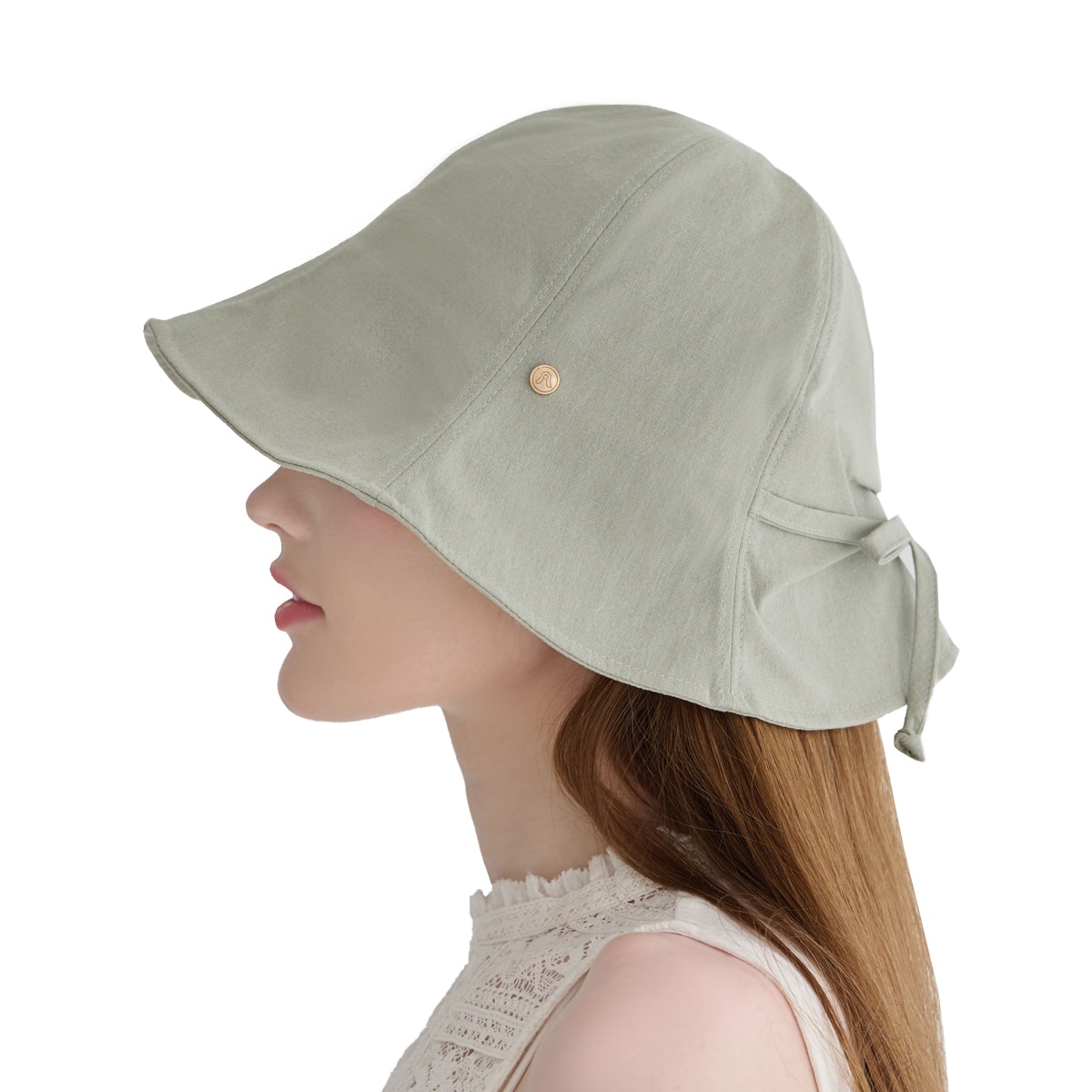 안드레아바나 여성 코튼 햇 - 카키