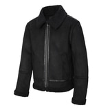 브렌우드 남성 무스탕 - 블랙, S 브렌우드 남성 무스탕 - 블랙, S