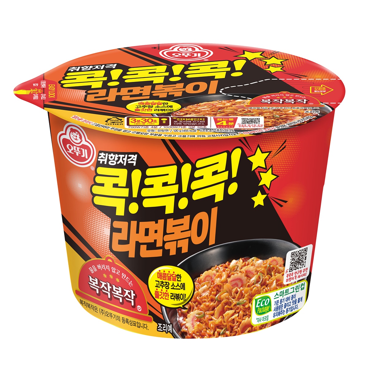 오뚜기 콕콕콕 라면볶이 용기 120g x 12