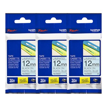부라더 라벨테이프 TZe-MQ531 12mm 3 개 부라더 라벨테이프 TZe-MQ531 12mm 3 개