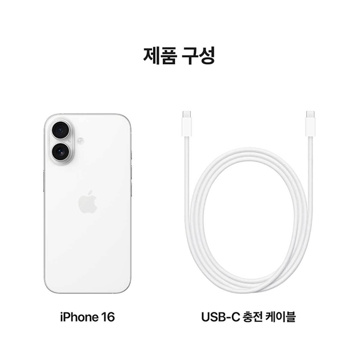 Apple 아이폰 16 128GB 화이트