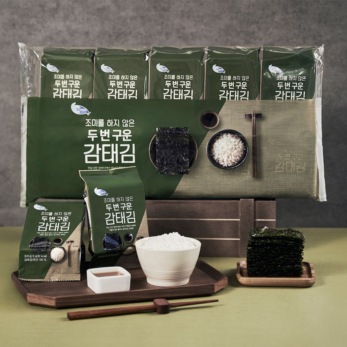 C-WEED두번구운감태김8g x 10