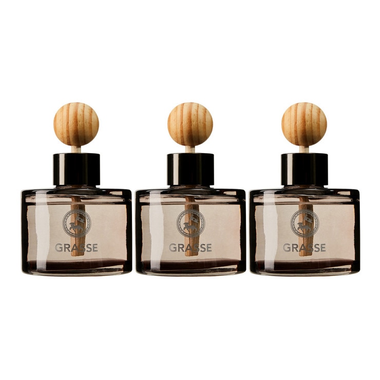 불스원 그라스 차량용 디퓨저 105ml 3개 - 블랙베리체리 2개 + 애플사이다 1개