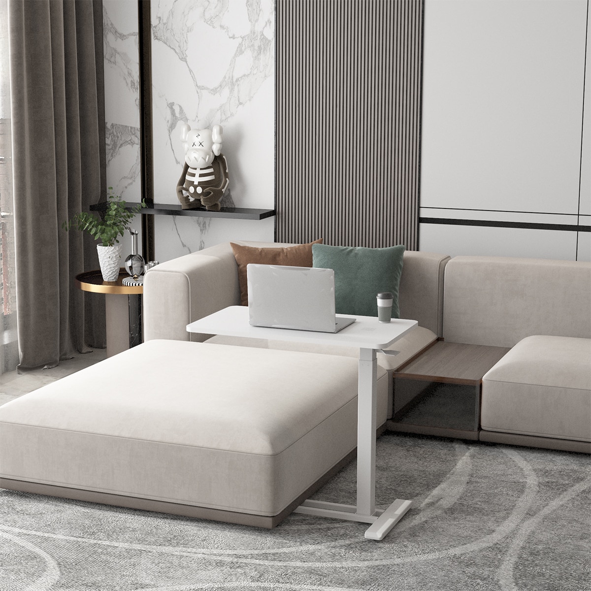 플렉시스팟 높이 조절 사이드 테이블