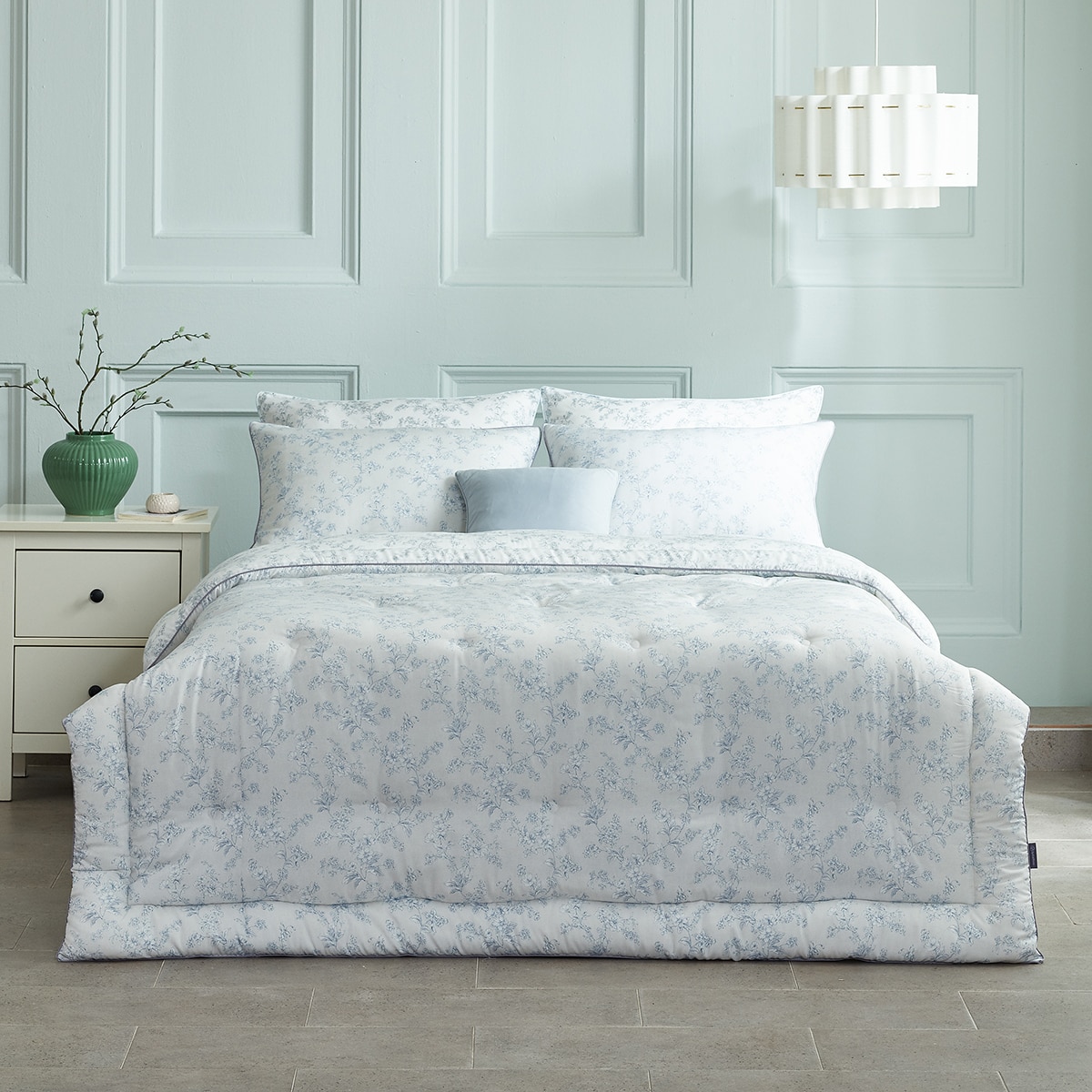 에이프릴앳홈 모달 차렵 이불-퀸, 오즈그레이