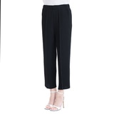 요이츠 여성 핀턱 플리츠 배기 팬츠 - 블랙, M/L