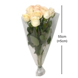 꽃다발 장미 - 아이보리