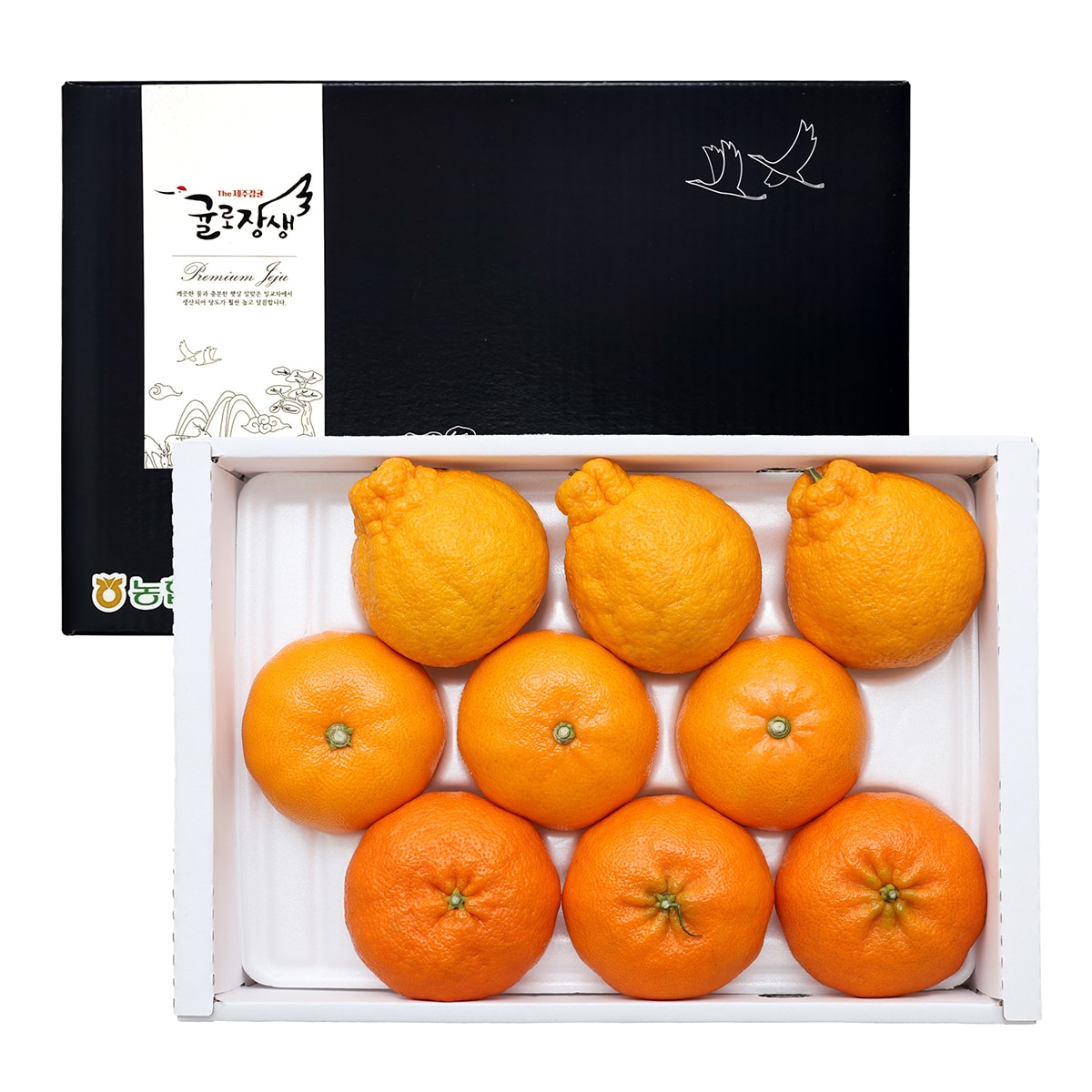 제주 3색 명품 선물세트 3kg (천혜향 3,레드향 3,한라봉 3)